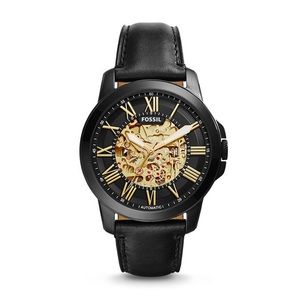 Black and Gold Fossil Watch